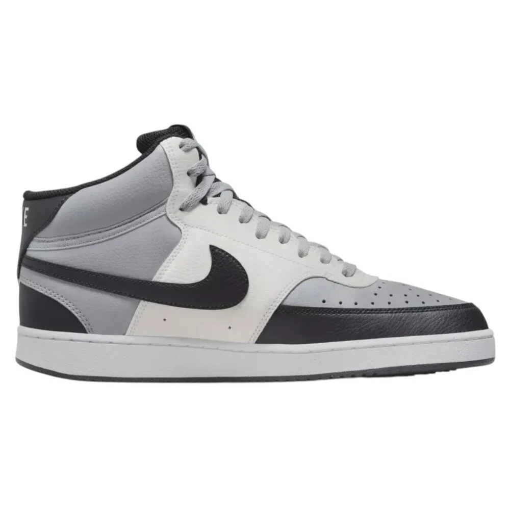 Nike Court Vision Mid Next Nature DN3577-002 Light Smoke/Black/Sail Mens Size 10